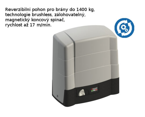 BG30/1404/R reverzibilní pohon pro posuvnou bránu do 1400 kg